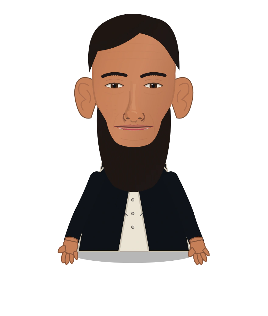 Illustrated Abraham Lincoln cast design