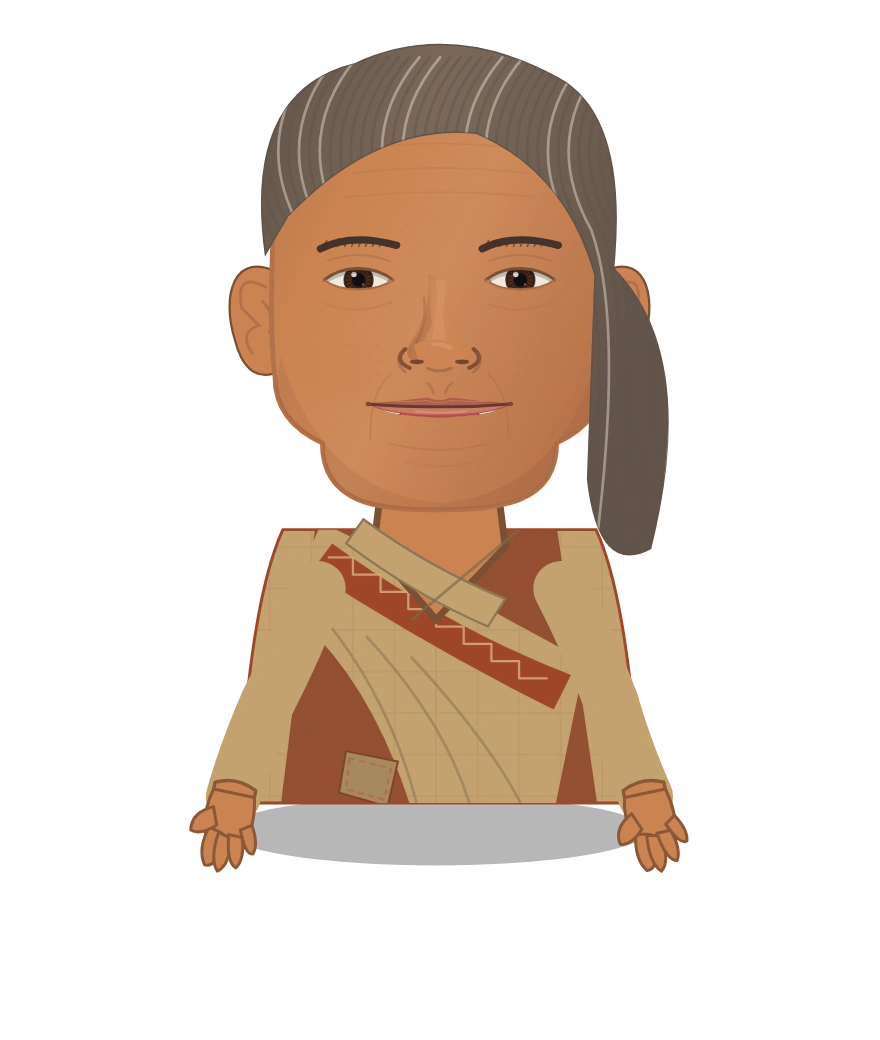 Illustrated Amara Seedkeeper cast design