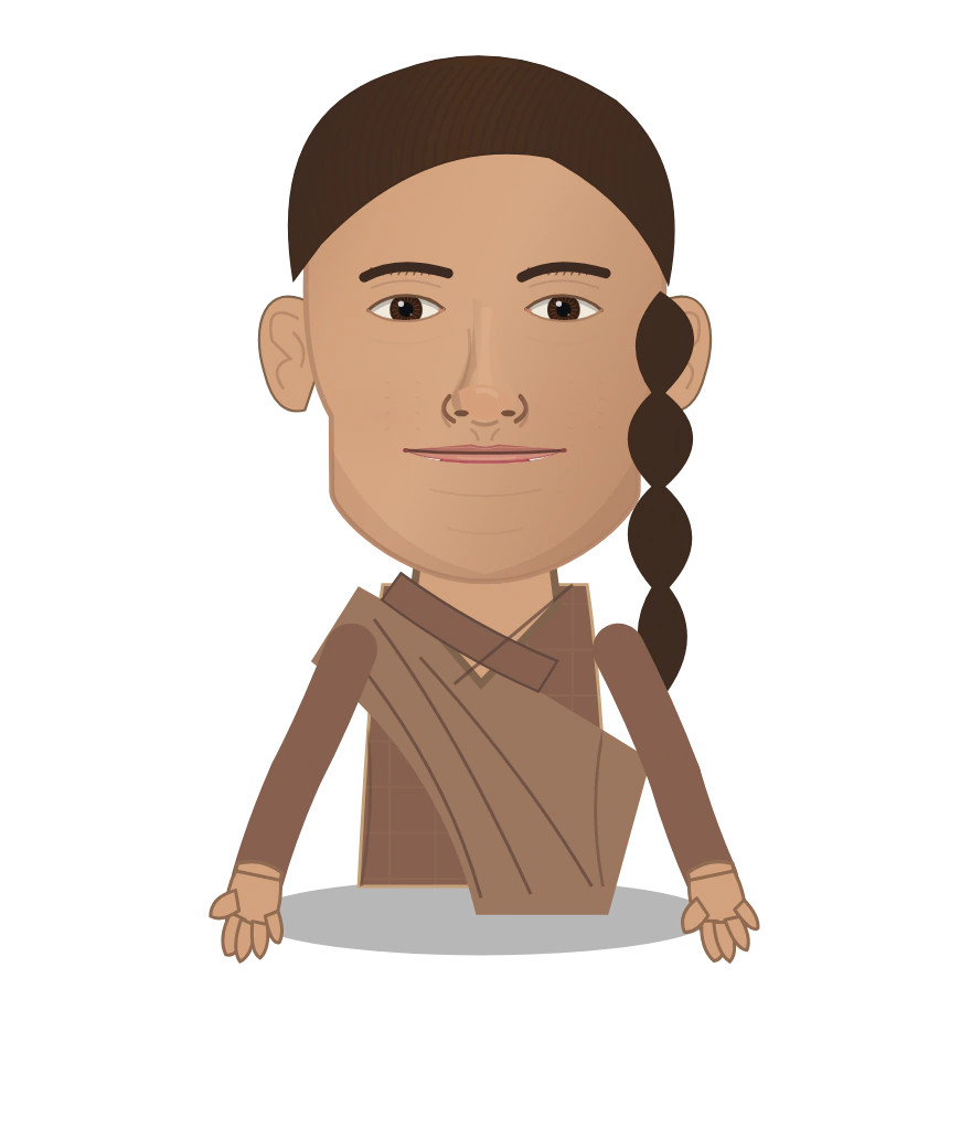 Illustrated Antigone of Thebes cast design