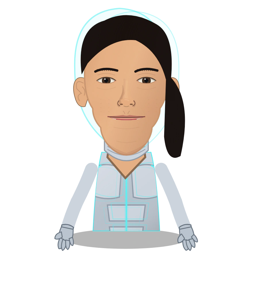 Illustrated Ava Starr cast design