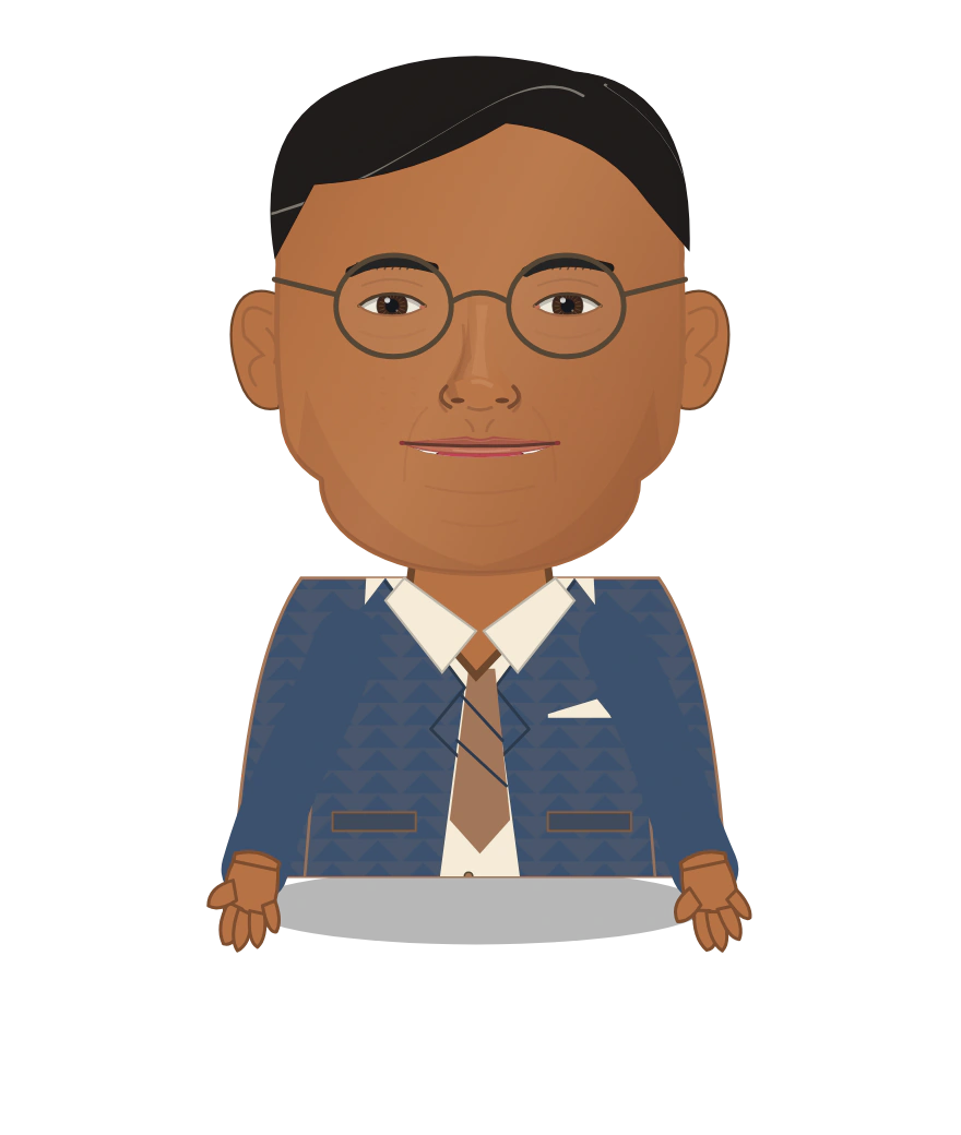 Illustrated B R Ambedkar cast design