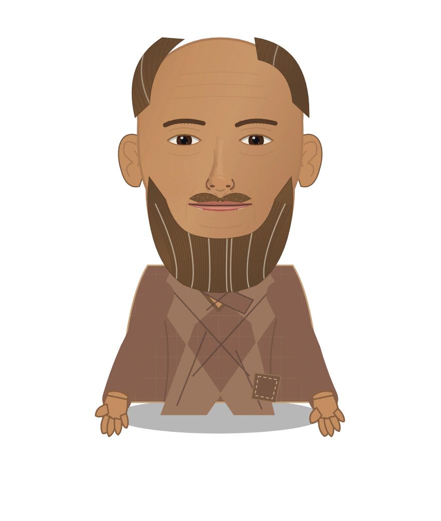 Illustrated Bahram of the Shifting Canal cast design