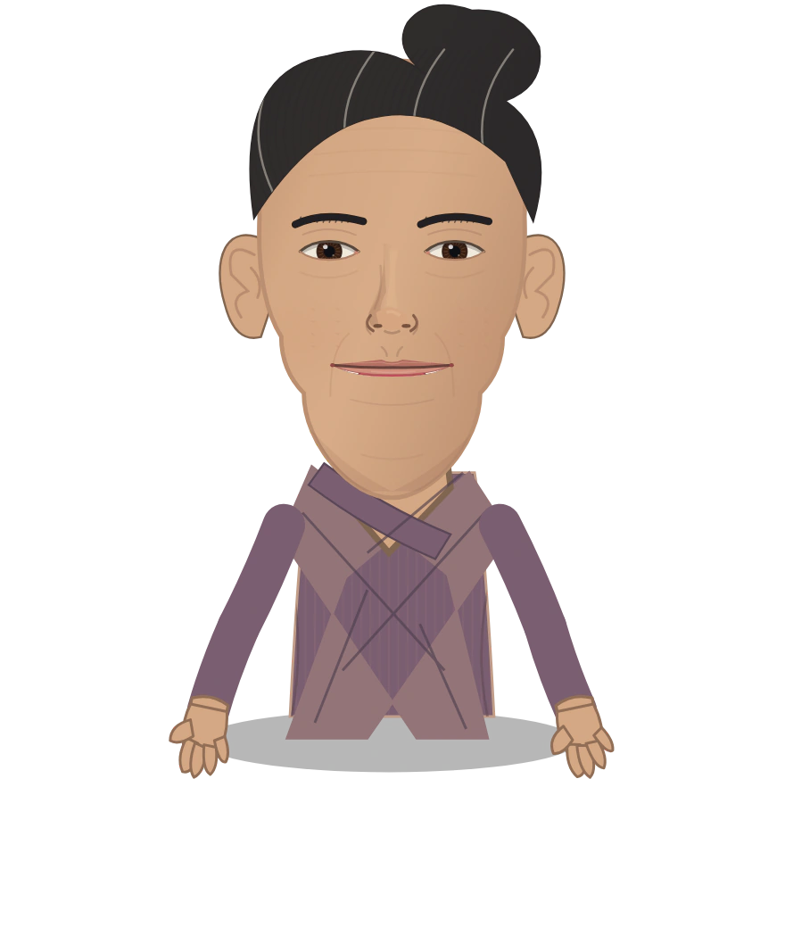 Illustrated Ban Zhao cast design