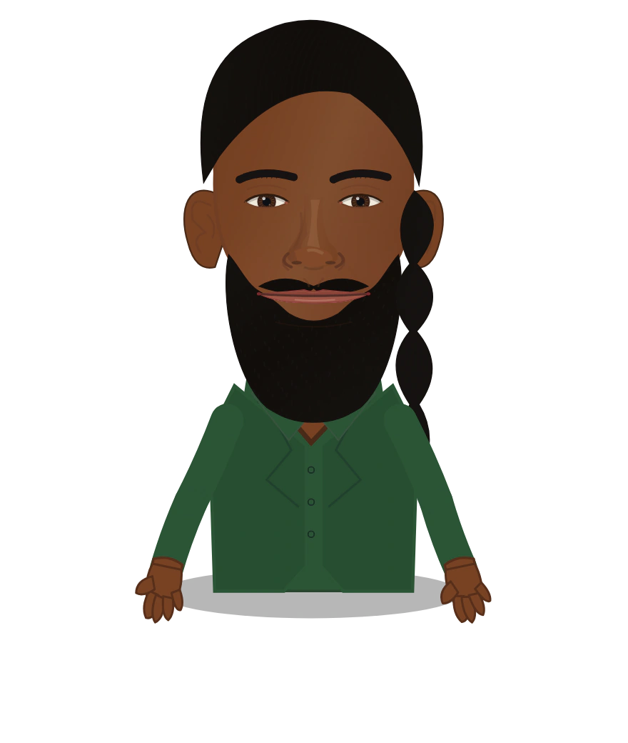 Illustrated Bob Marley cast design