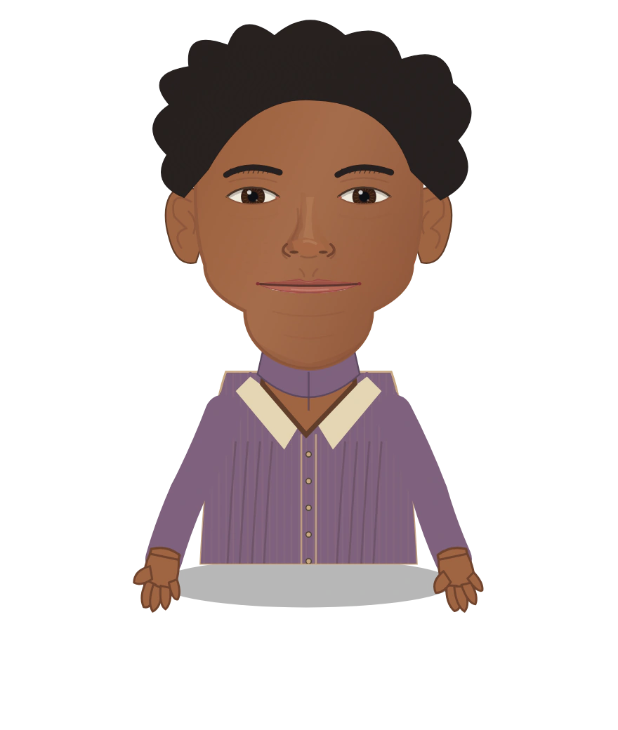 Illustrated Célestine of Martinique cast design