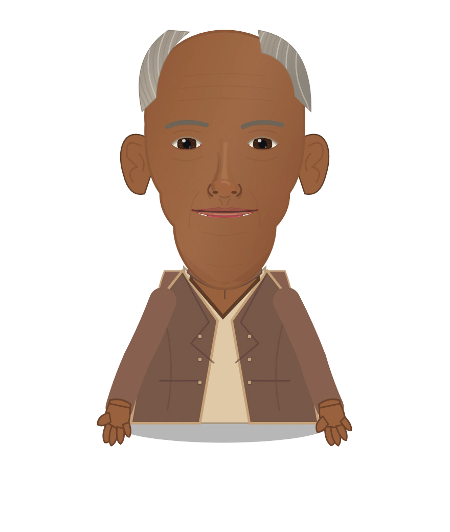 Illustrated Chinua Achebe cast design