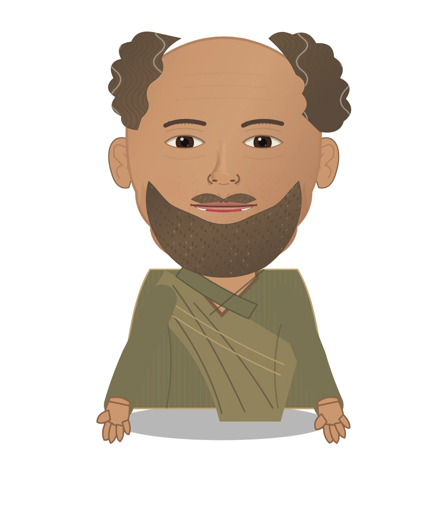 Illustrated Creon of Thebes cast design