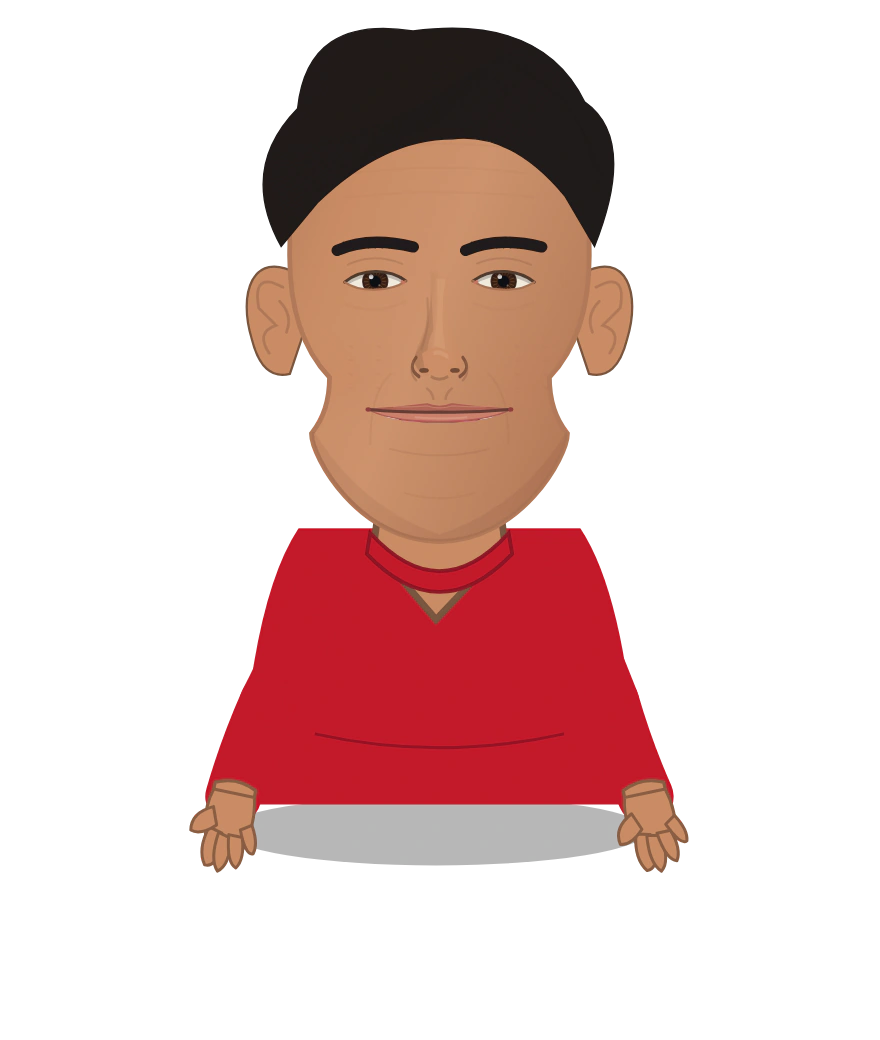 Illustrated Cristiano Ronaldo cast design
