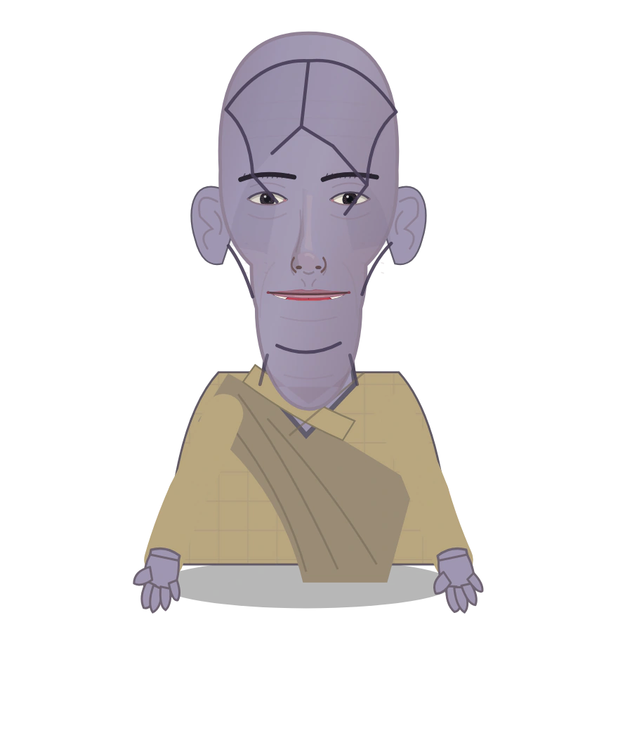 Illustrated The Creature cast design