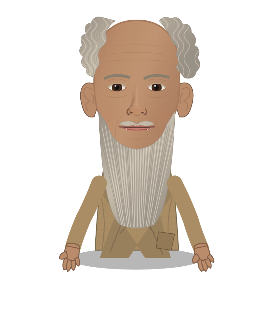Illustrated Diogenes of Sinope cast design