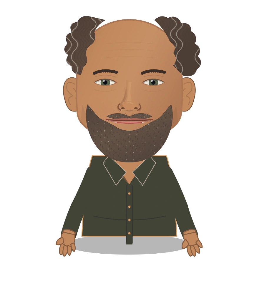 Illustrated Eli Rowan cast design