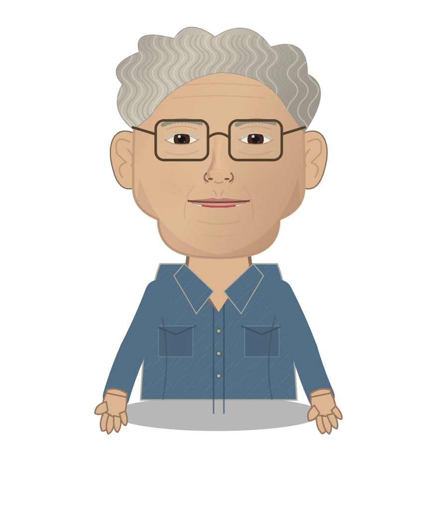 Illustrated Elinor Ostrom cast design