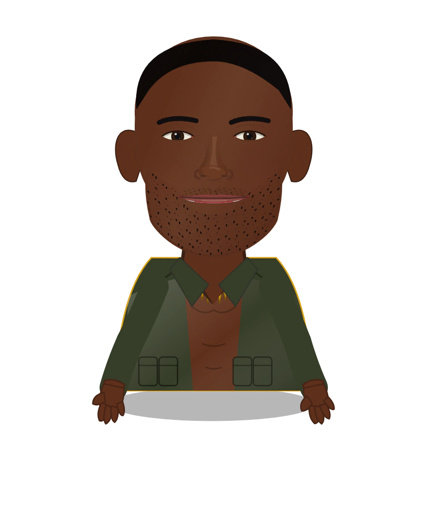 Illustrated Erik Killmonger cast design