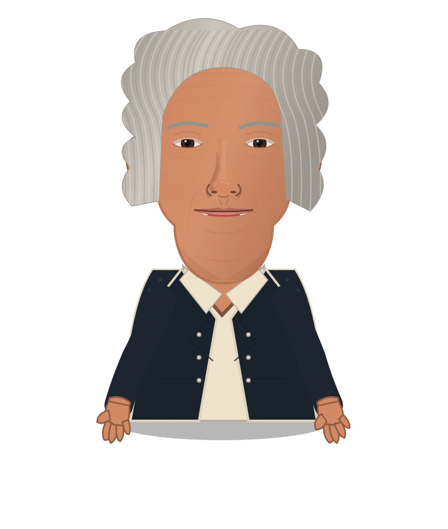 Illustrated George Washington cast design