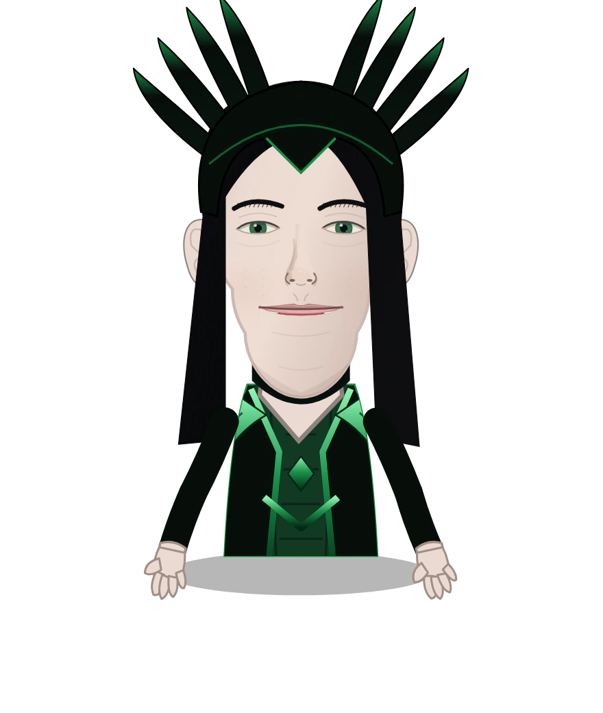 Illustrated Hela cast design