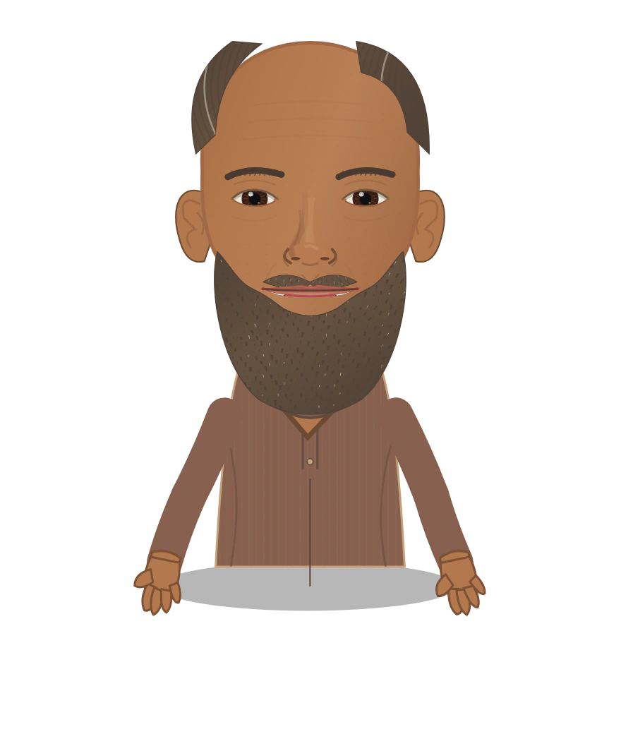Illustrated Kabir cast design