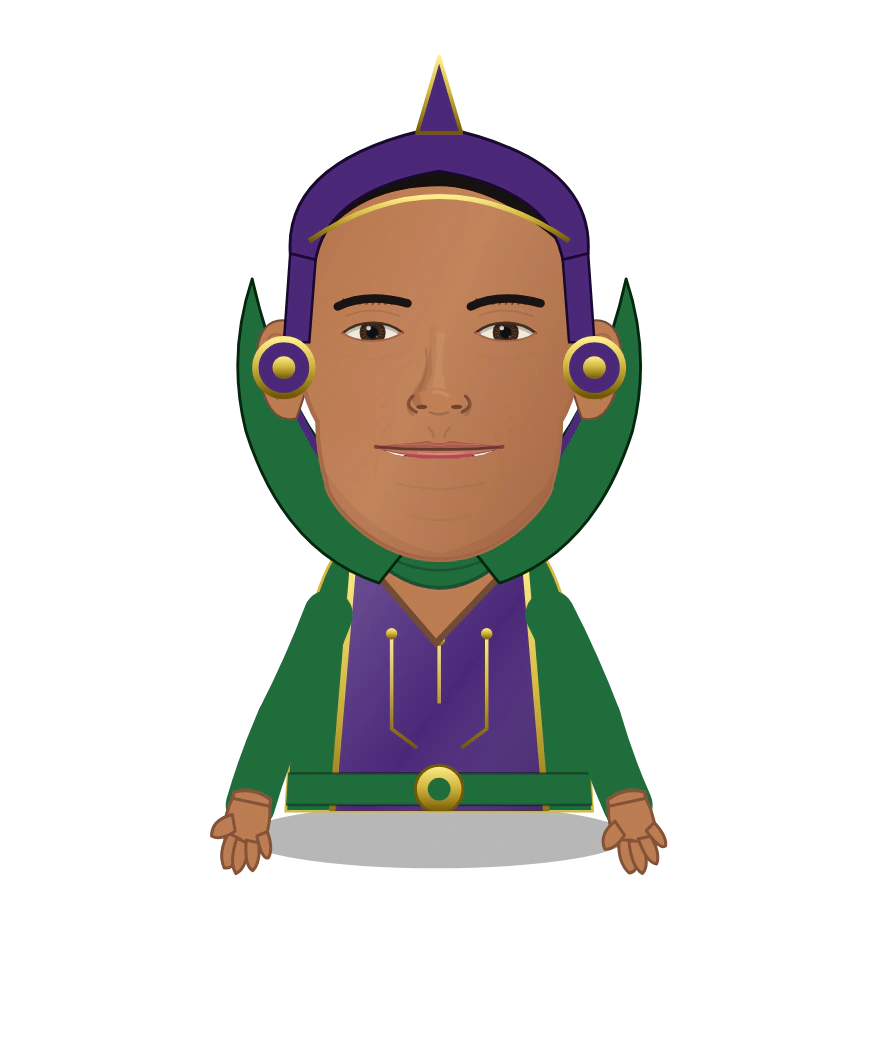 Illustrated Kang the Conqueror cast design