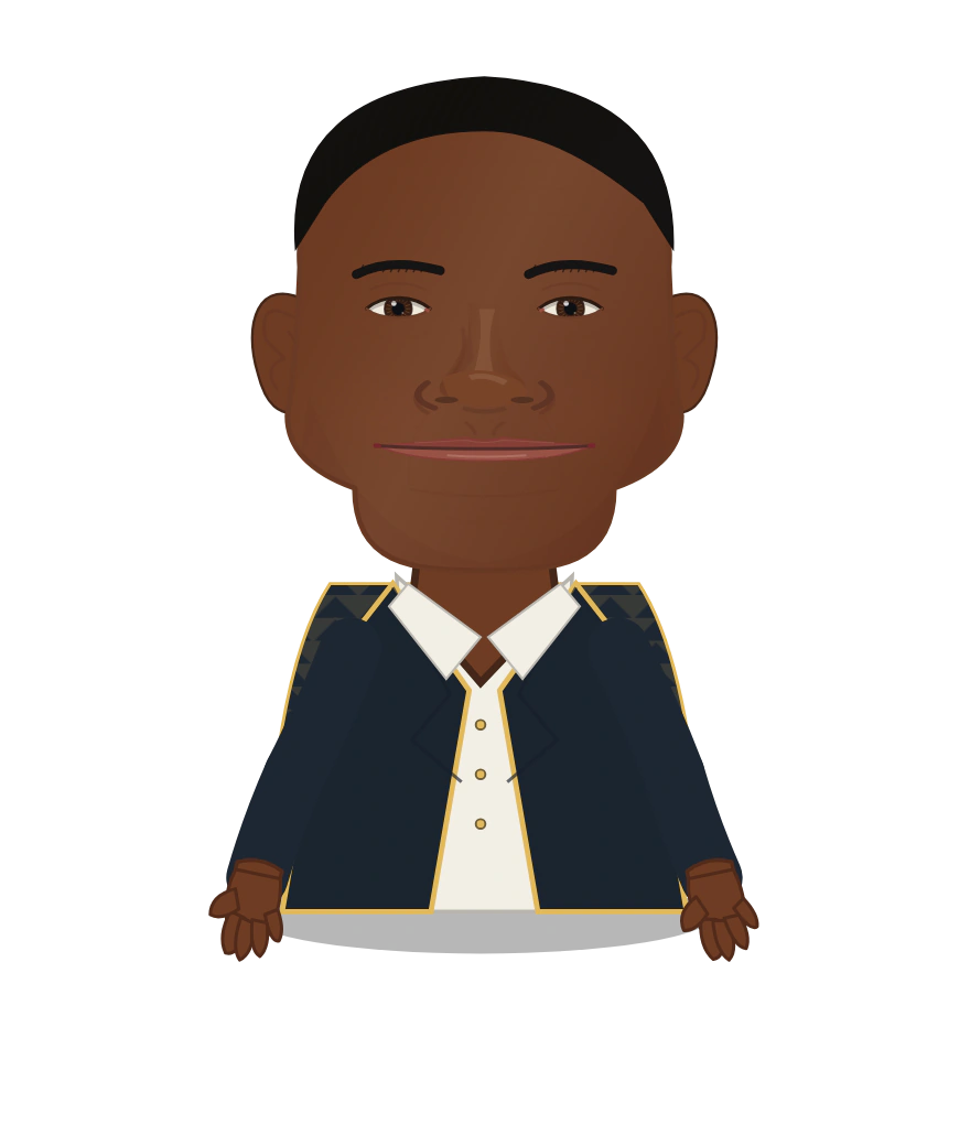 Illustrated Louis Armstrong cast design