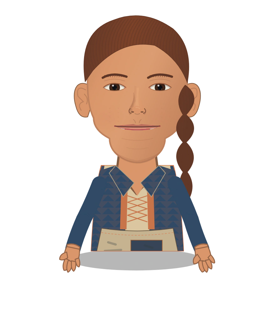 Illustrated Lucia Ferrara cast design