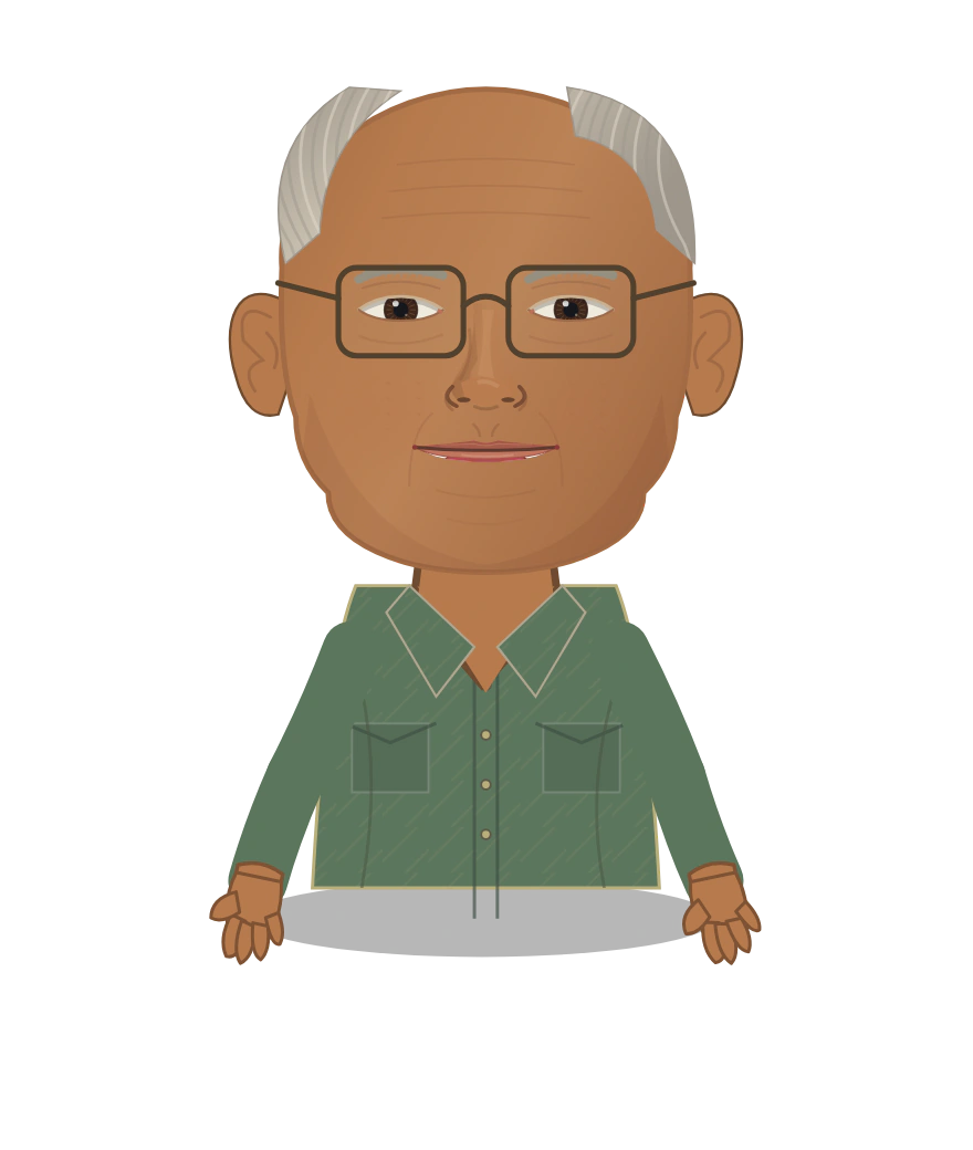 Illustrated M S Swaminathan cast design