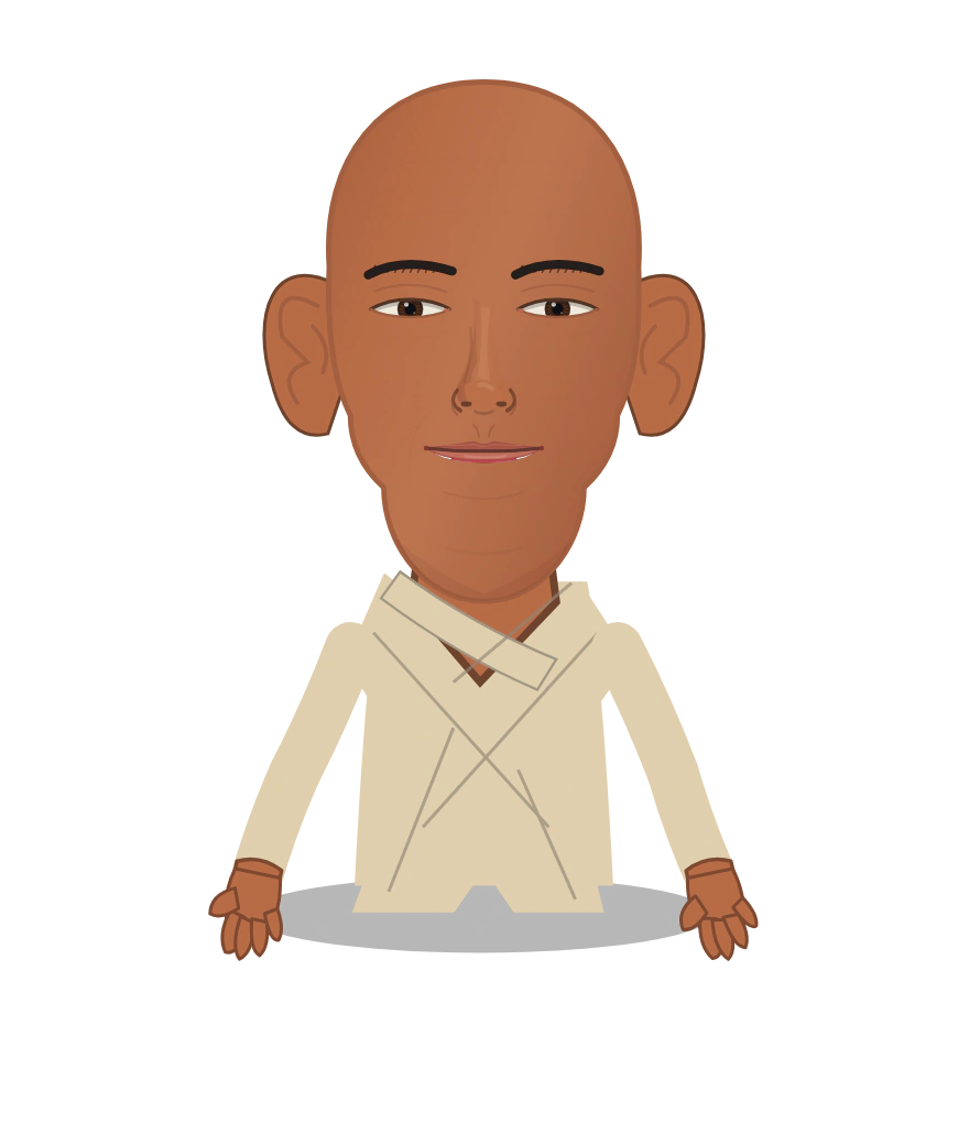 Illustrated Mahavira cast design