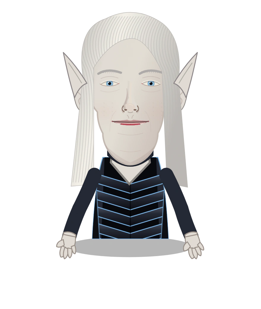 Illustrated Malekith cast design