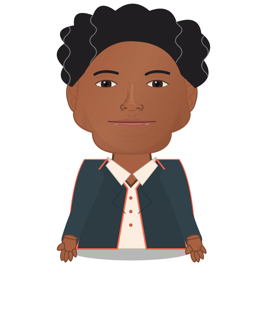 Illustrated Maya Rao cast design