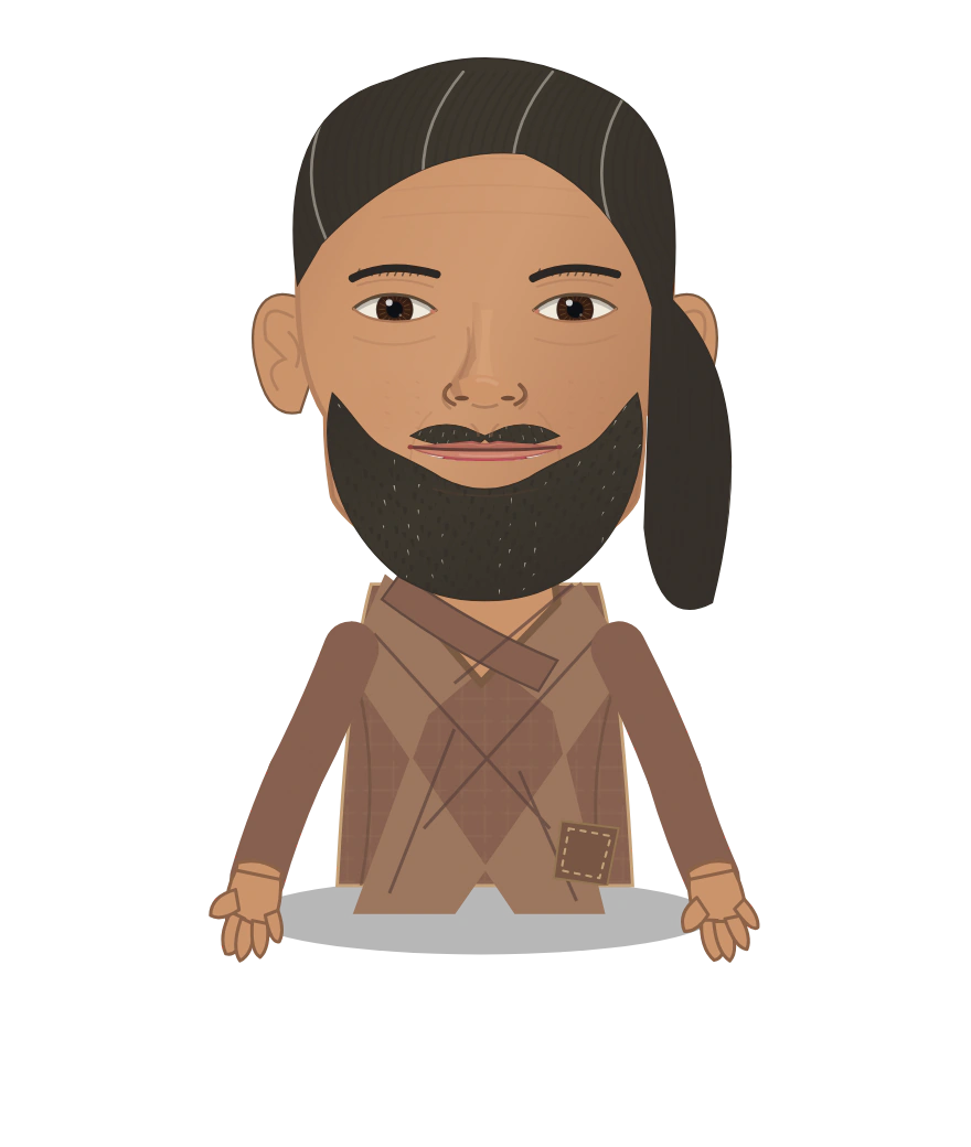 Illustrated Mozi cast design