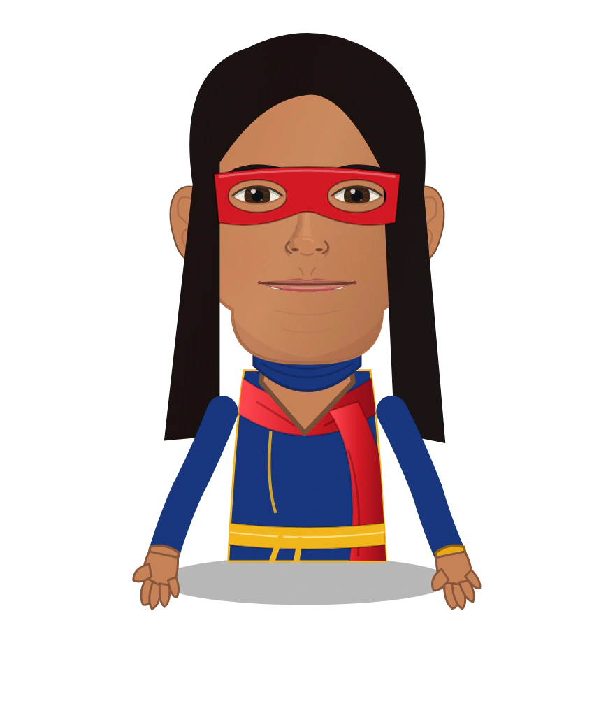 Illustrated Ms Marvel cast design