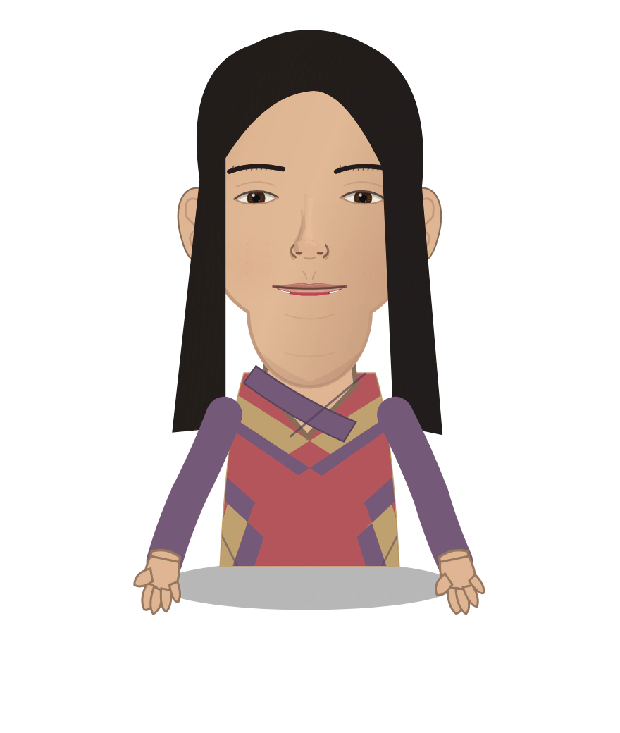 Illustrated Murasaki Shikibu cast design