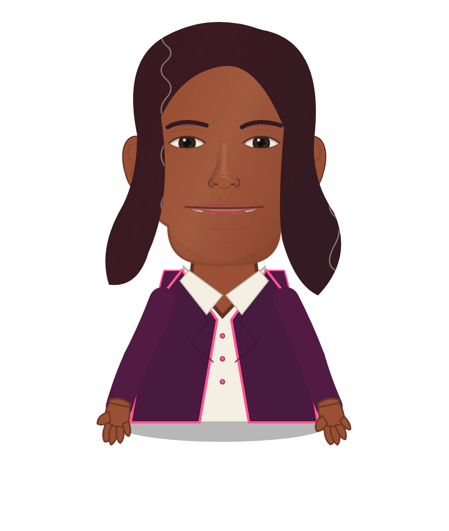 Illustrated Nadia Sparks cast design