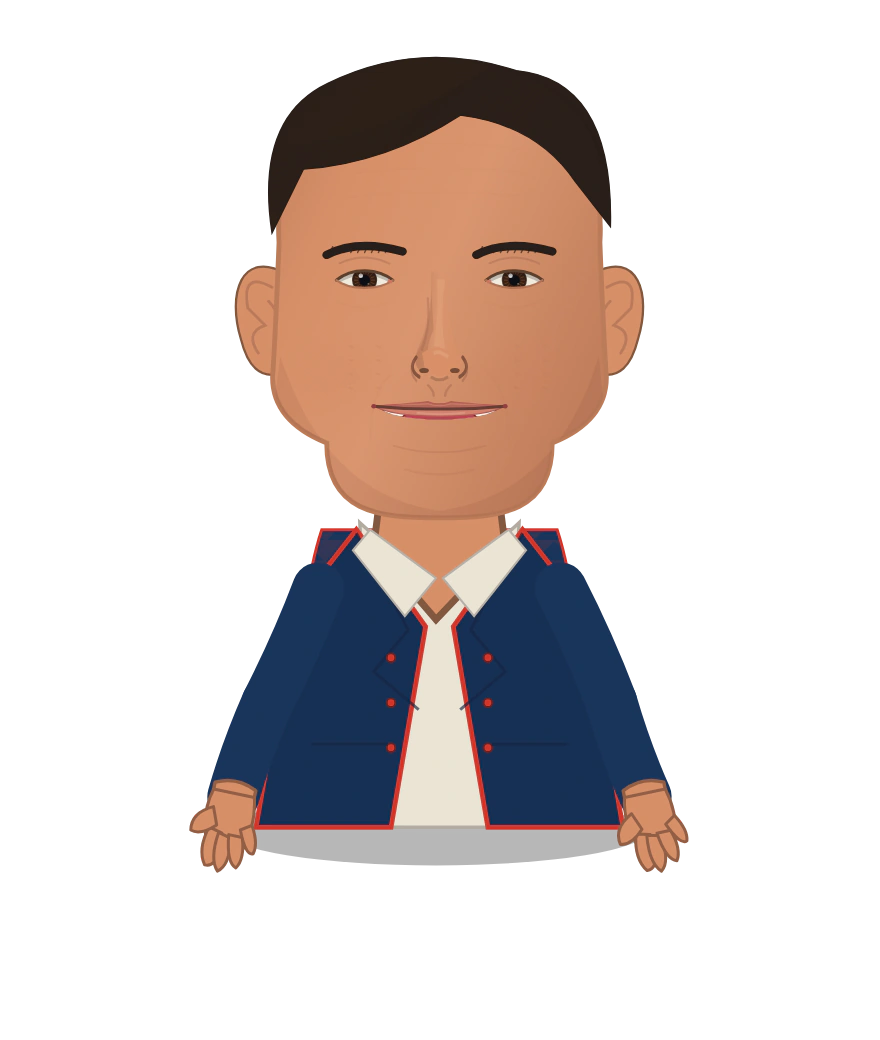 Illustrated Napoleon Bonaparte cast design