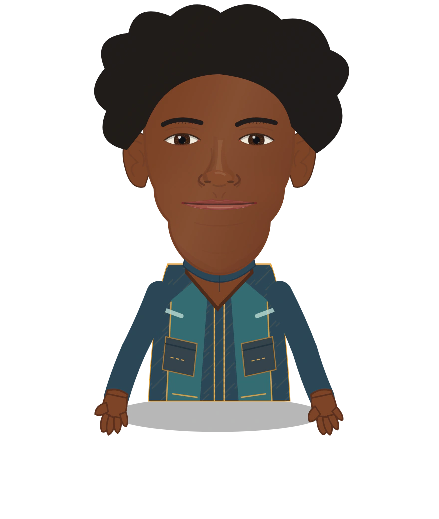 Illustrated Nia Okafor cast design