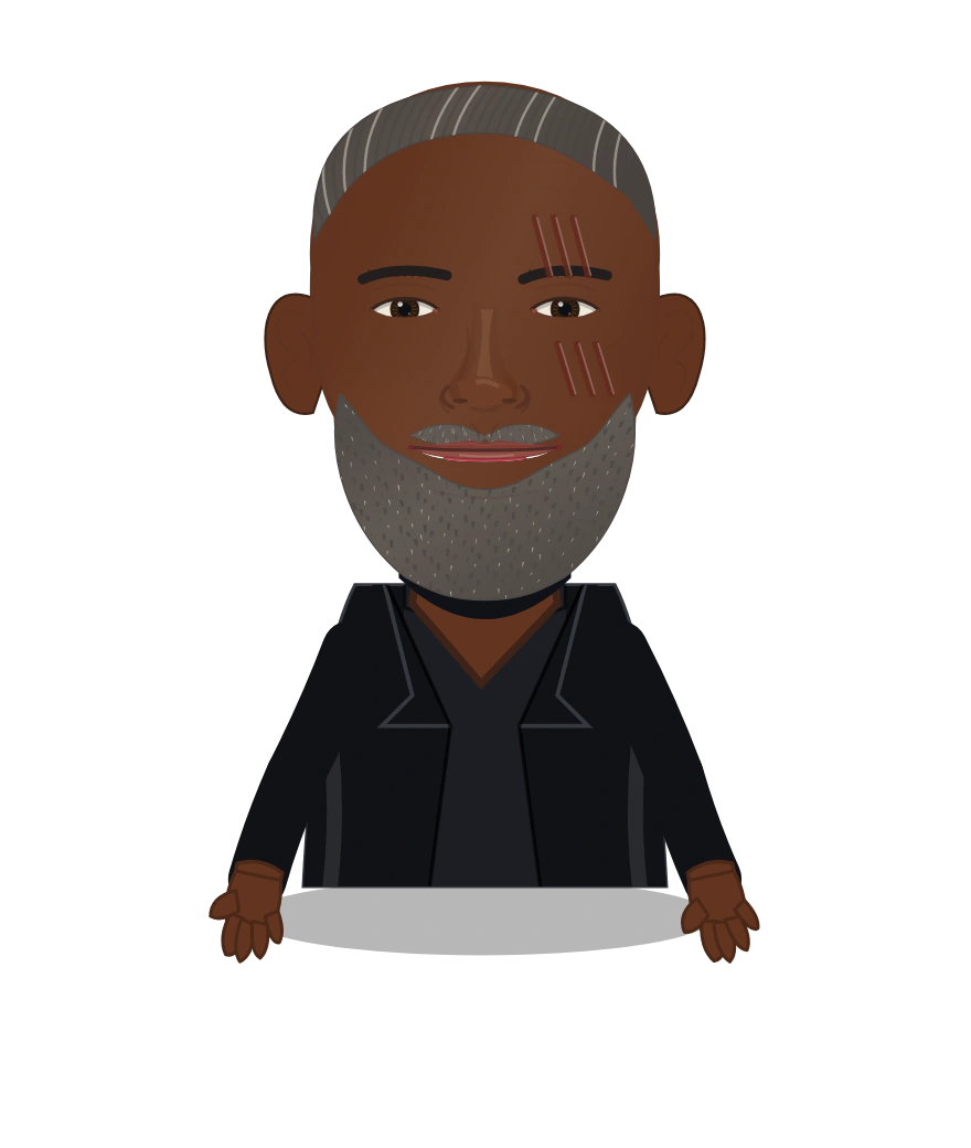 Illustrated Nick Fury cast design