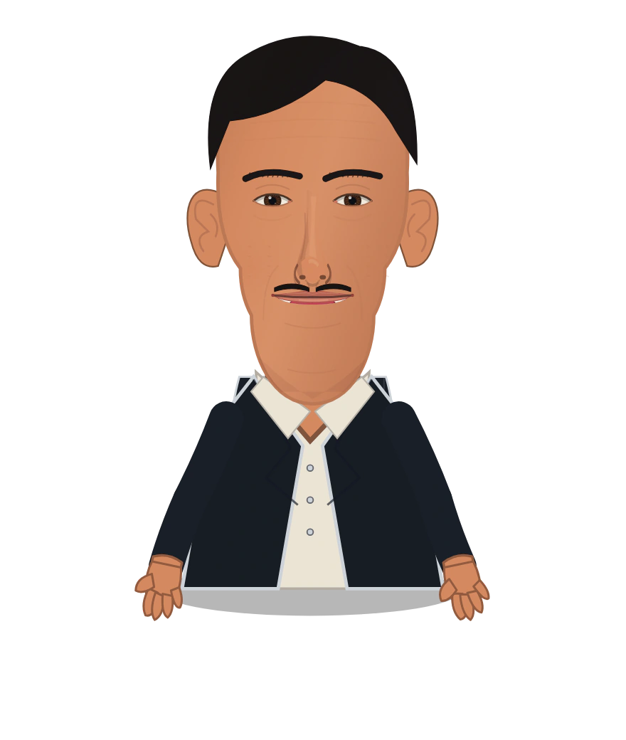Illustrated Nikola Tesla cast design