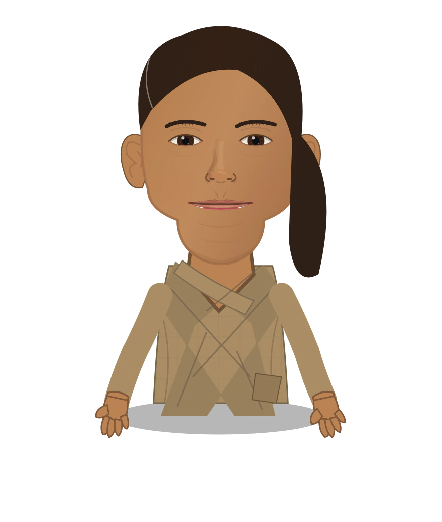 Illustrated Nima of the Desert Canals cast design