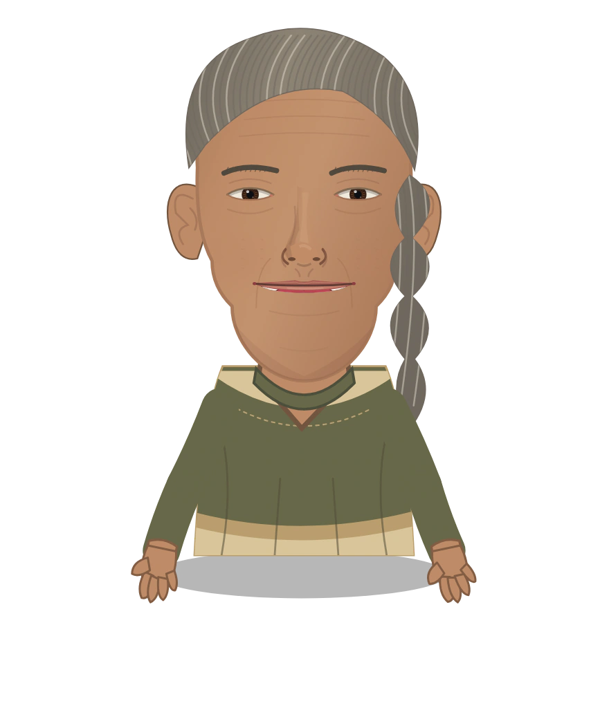 Illustrated Onatah Clan Counsel cast design