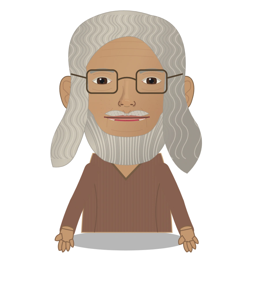 Illustrated Paulo Freire cast design