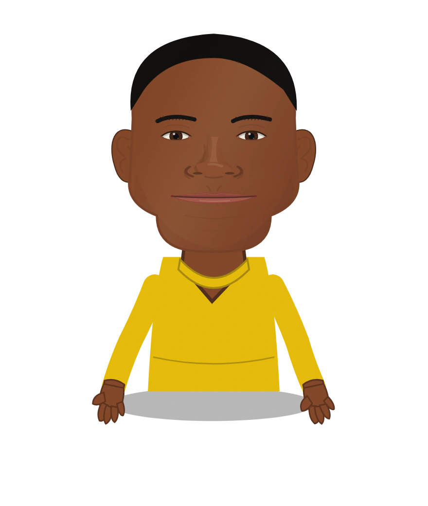 Illustrated Pelé cast design