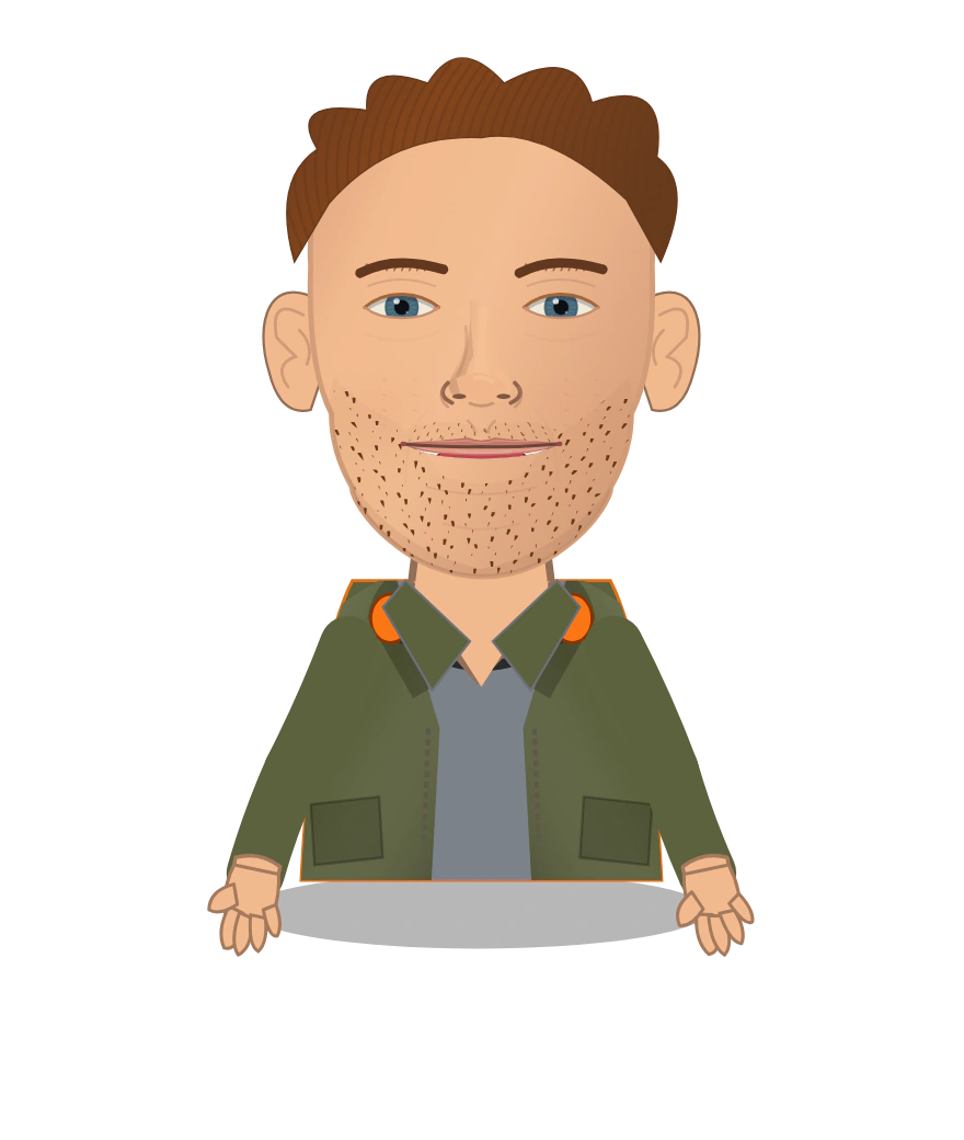 Illustrated Peter Quill cast design