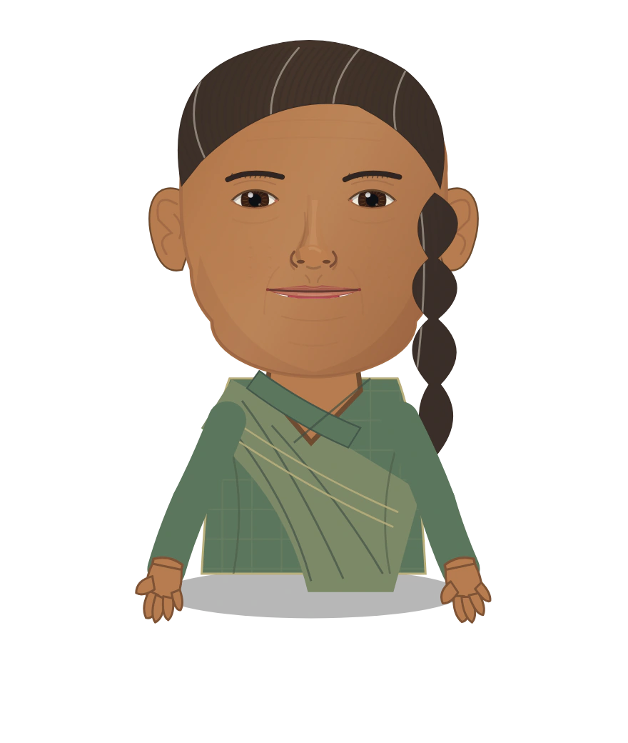 Illustrated Savitribai Phule cast design
