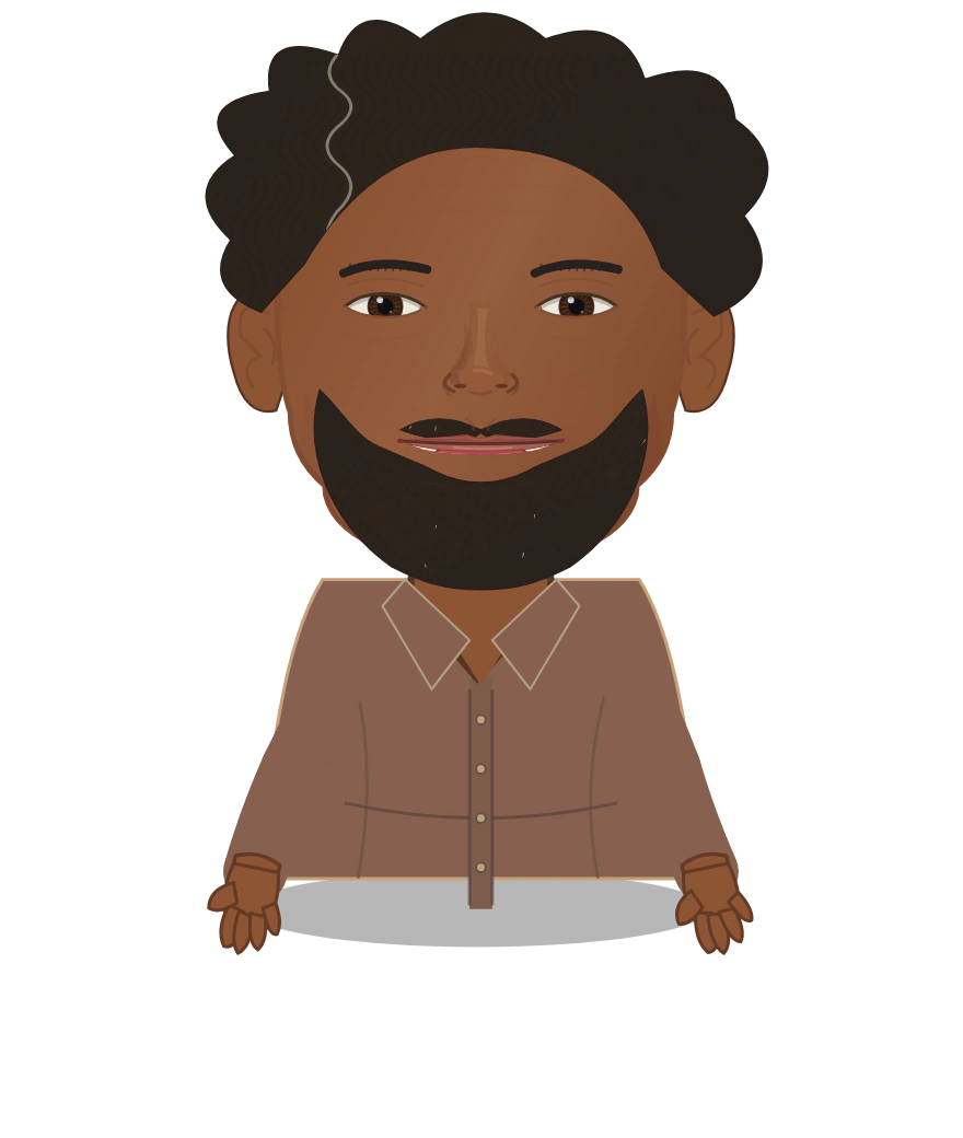 Illustrated Steve Biko cast design