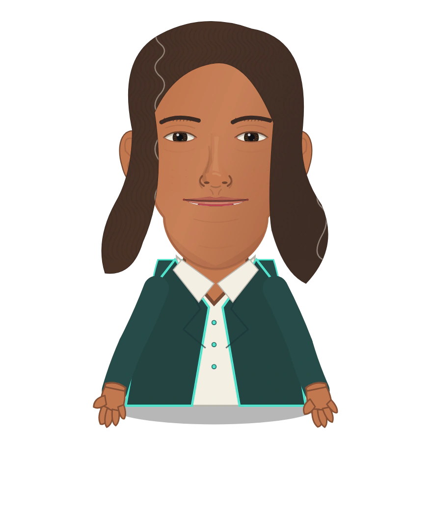 Illustrated Theo Vale cast design