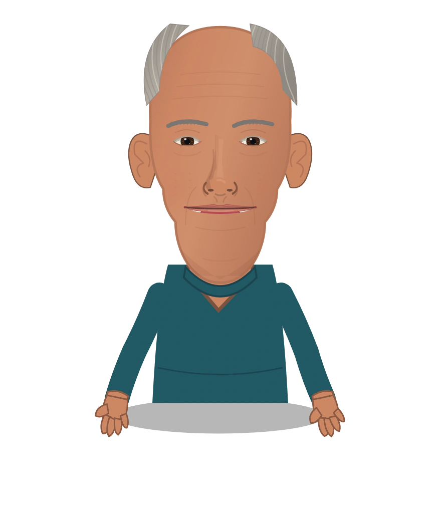 Illustrated Tim Berners-Lee cast design