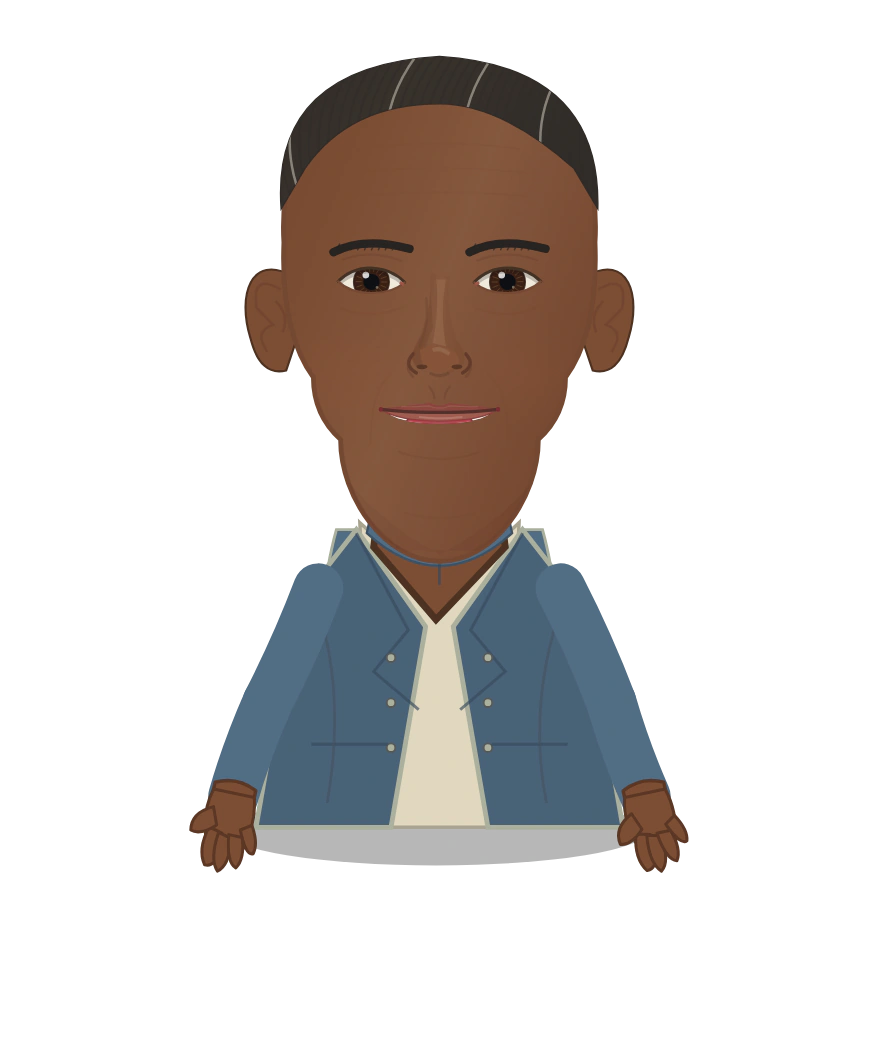 Illustrated Toussaint Louverture cast design