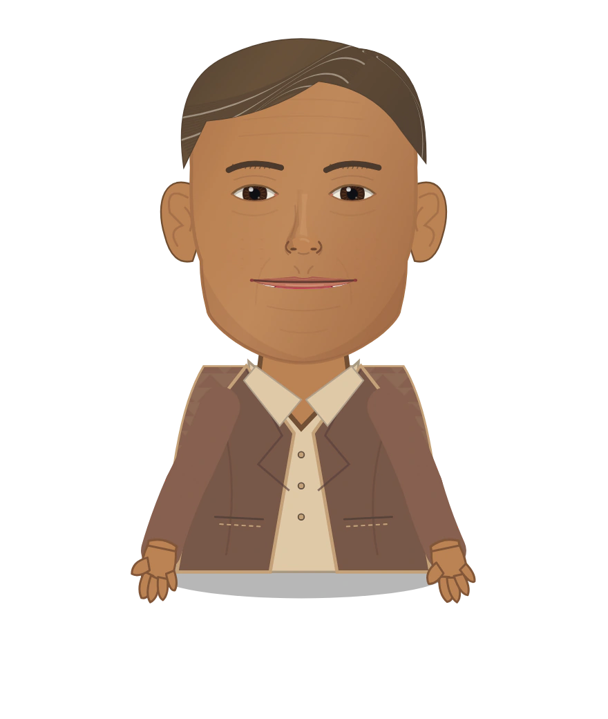 Illustrated Verghese Kurien cast design