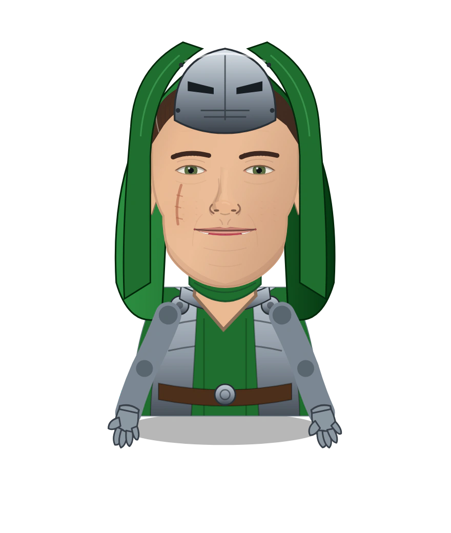 Illustrated Victor von Doom cast design