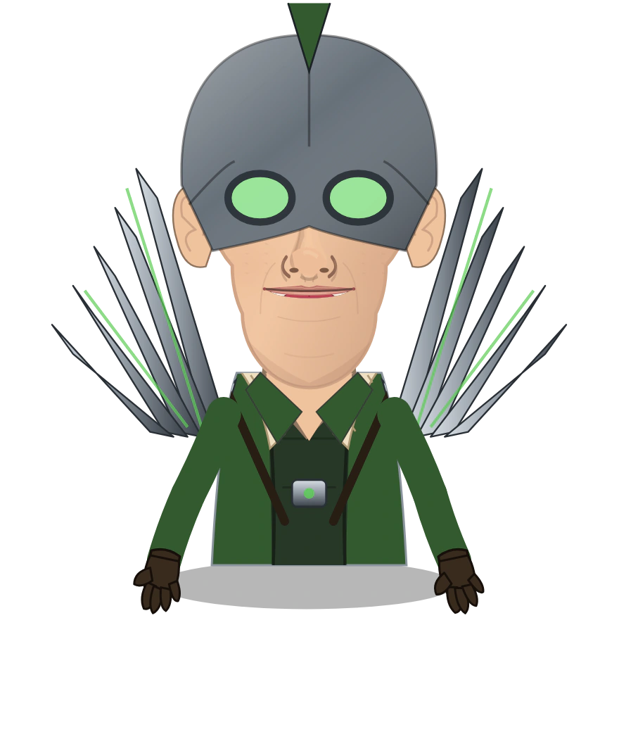 Illustrated Vulture cast design