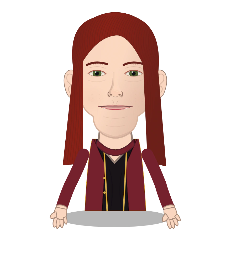Illustrated Wanda Maximoff cast design