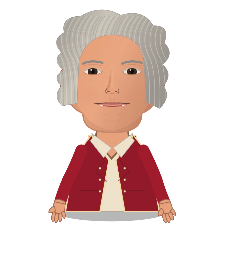 Illustrated Wolfgang Amadeus Mozart cast design